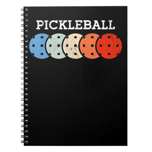 Pickleball Player-sport Älskare Anteckningsbok (Framsidan)