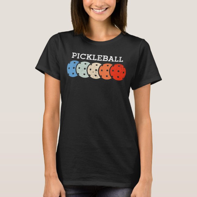 Pickleball Player-sport Älskare T Shirt (Framsida)