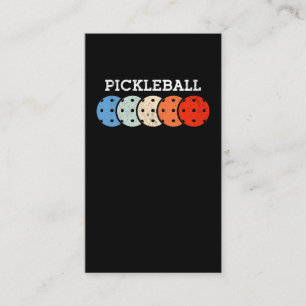 Pickleball Player-sport Älskare Visitkort
