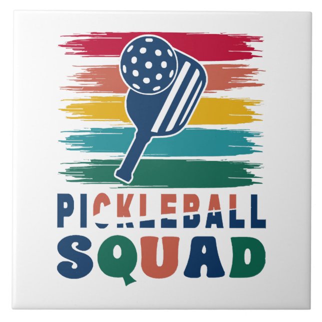 Pickleball Players Gift Idea Kakelplatta (Framsidan)