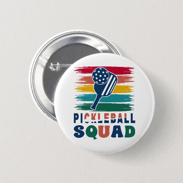 Pickleball Players Gift Idea Knapp (Framsida & baksida)
