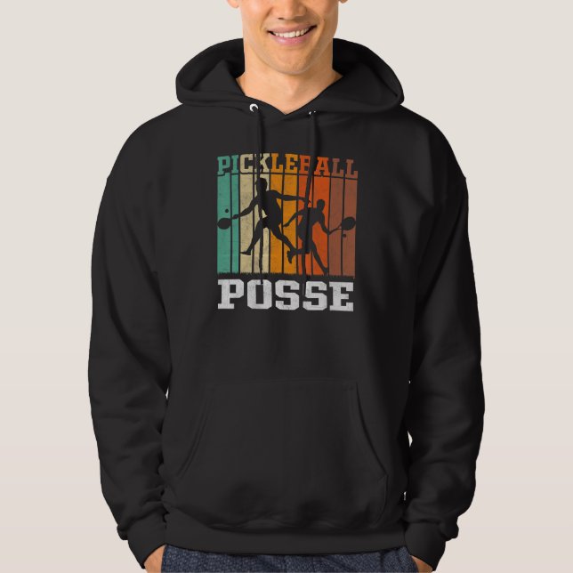 Pickleball Posse Pickleball 10 Hoodie (Framsida)