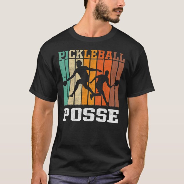 Pickleball Posse Pickleball 10 T Shirt (Framsida)