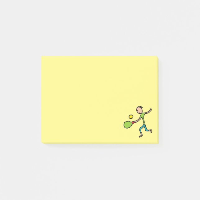 Pickleball Post-it Block (Framsida)