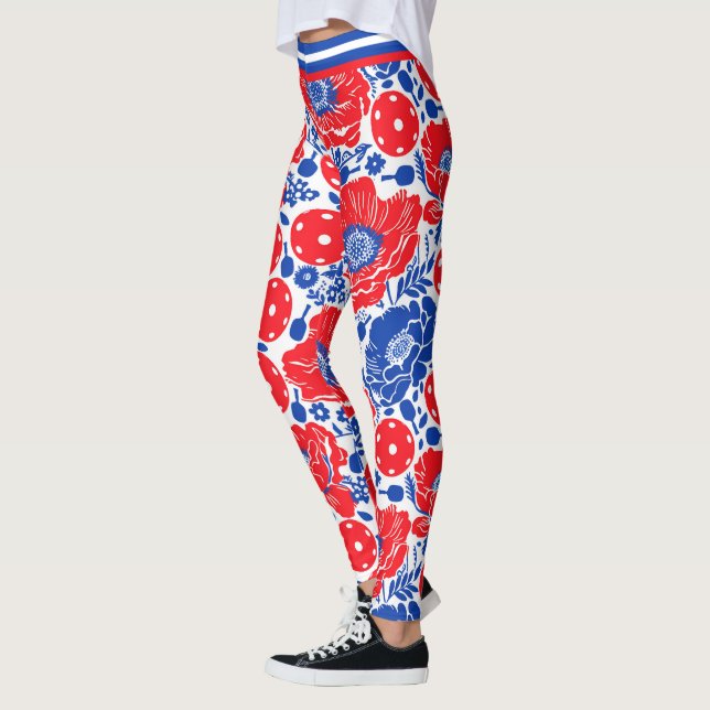 Pickleball Power Leggings, Pickleball Leggings (Vänster)