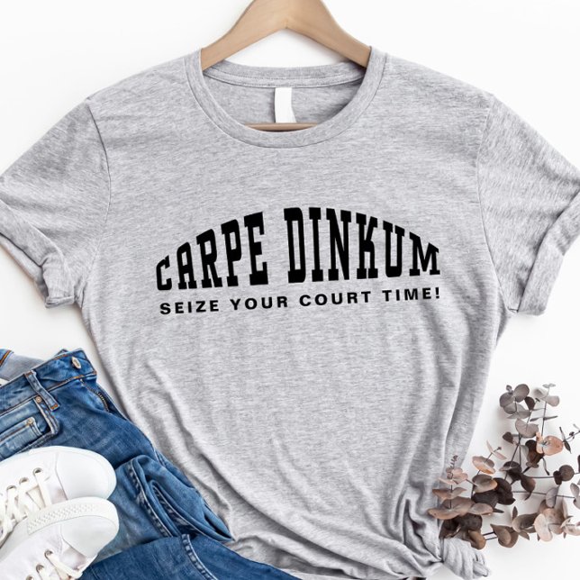 Pickleball Pun Carpe Dinkum Rolig Modern Söt T Shirt (Pickleball Pun Carpe Dinkum Funny Modern Cute T-Shirt)
