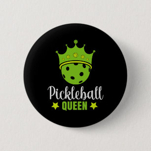 Pickleball Queen Funny Pickle Boll Queen Knapp