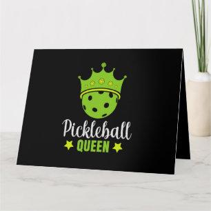 Pickleball Queen Funny Pickle Boll Queen Kort