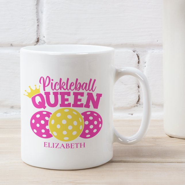 Pickleball Queen, Gift for Pickleball Lover Kaffemugg (Skapare uppladdad)