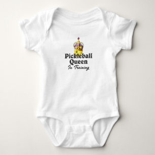 Pickleball Queen i Gult Boll i Krona T Shirt