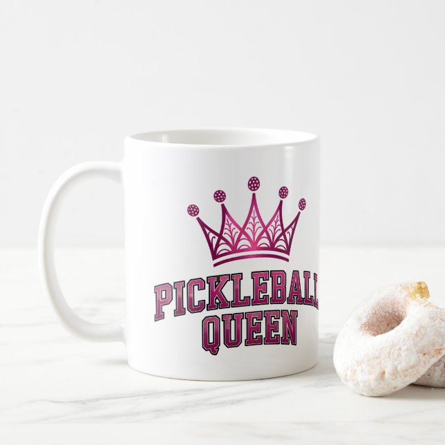 Pickleball Queen Kaffemugg (Med munk)