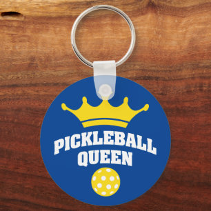 Pickleball Queen med nyckelkedjan krona Nyckelring