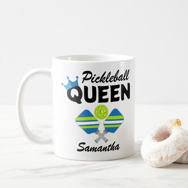 Pickleball Queen Pickleball Coffee Mug Kaffemugg (Med munk)