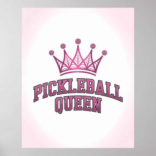 Pickleball Queen Poster (Framsidan)