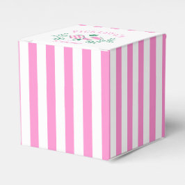 Pickleball Queen | Rosa och vitstripe Presentaskar