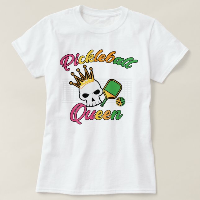 Pickleball Queen T-Shirt (Design framsida)