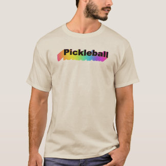 Pickleball Rainbow Logotyp Beige T-Shirt