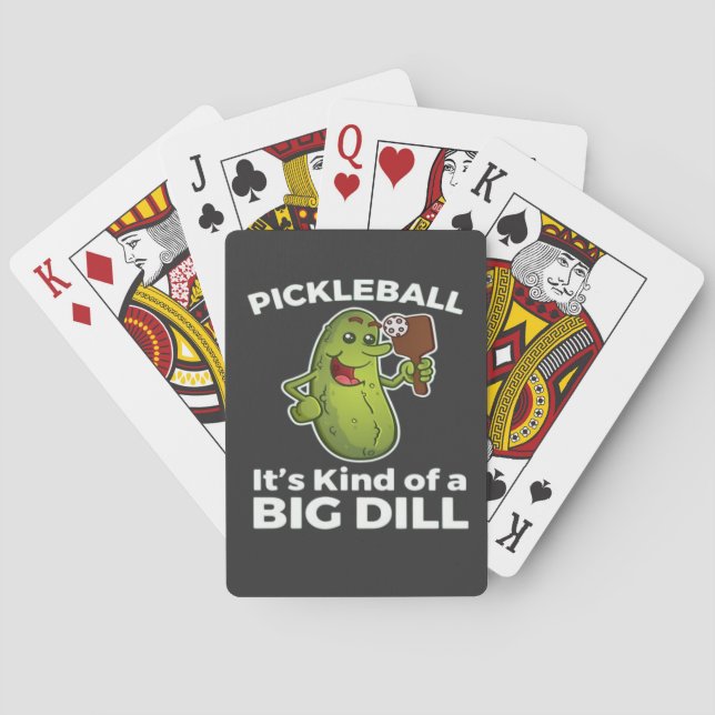Pickleball rätt så stort dille casinokort (Baksidan)