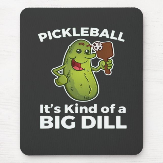Pickleball rätt så stort dille musmatta (Framsidan)
