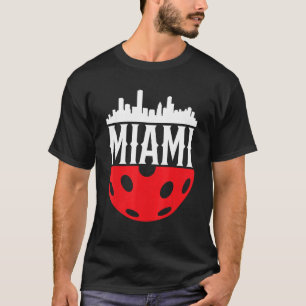 Pickleball Red för pickleball-spelare i Miami Flo T Shirt