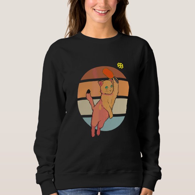 Pickleball Retro Paddleball Dink Spelare 2 T Shirt (Framsida)