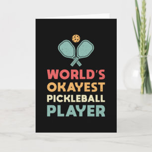 Pickleball Retro World's Okayest Pickleball Player Kort