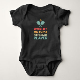 Pickleball Retro World's Okayest Pickleball Player T Shirt