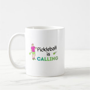 Pickleball Ringer Mug Kaffemugg