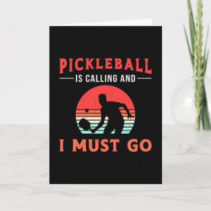 Pickleball ringer och jag måste gå till Paddle Pla Kort