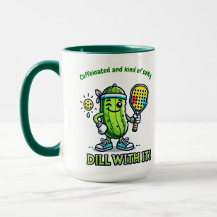 Pickleball Rolig Kaffe Mugg Dricka Köksartiklar