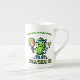 Pickleball Rolig Kaffemugg Dricksglas Kök Benporslin Mugg