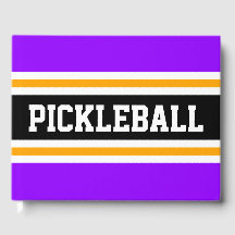 PICKLEBALL Roligt Bright Lila Black Tävla Rand