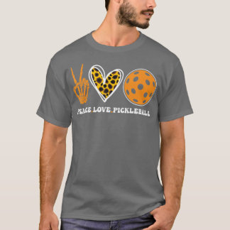 Pickleball Roligt Fall & Autumn Halloween Season I T Shirt