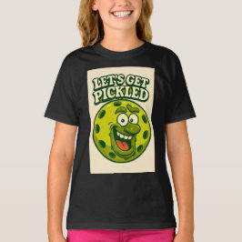 Pickleball Roligt Grafik T-shirt