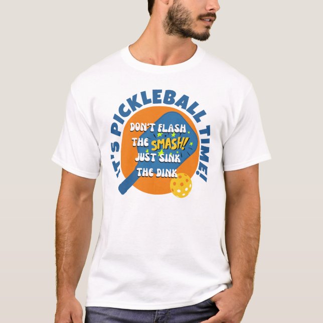 PICKLEBALL Roligt Pickleball T Shirt (Framsida)