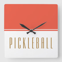 PICKLEBALL Roligt Sporty Orange White Färg Block