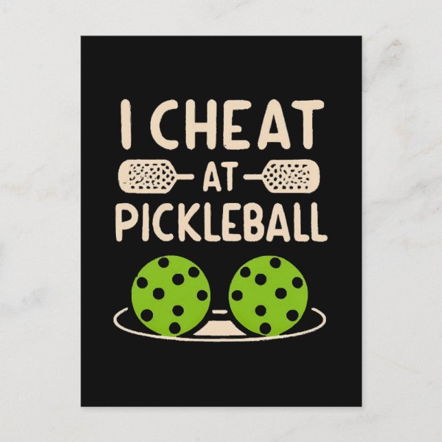 Pickleball Roligt Vykort (Framsida)