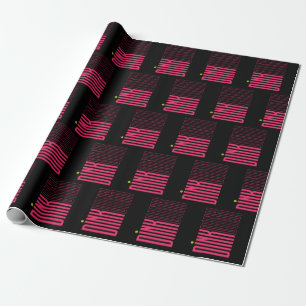 Pickleball rosa dink mönster presentpapper