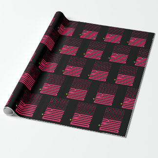 Pickleball rosa dink mönster presentpapper 
