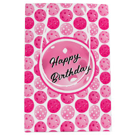 Pickleball Rosa & White Picklebollar Personlig