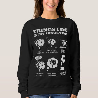 Pickleball Sak jag gör i min egen saretidspaddlebo T Shirt