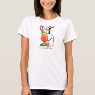 Pickleball Sängkammare Bröllop Dinks & Drycker T Shirt