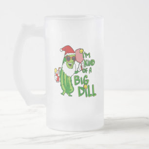 Pickleball Santa Big Dill Frostat Ölglas