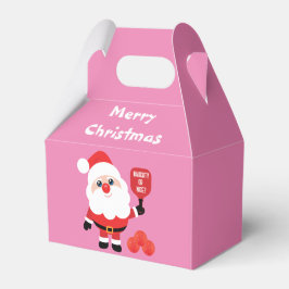 Pickleball 🎅 Santa Gable Favor Box Presentaskar