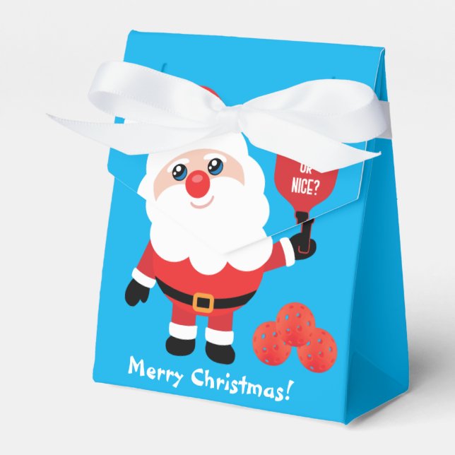 Pickleball 🎅 Santa tält favoritbox Presentaskar (Framsidan Sidan)