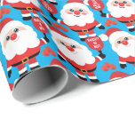 Pickleball Santa Wrapping Papper Presentpapper<br><div class="desc">Den konstiga julklappen Papper med julklapppaddeln på gröntens bakgrund. Underbar idé om att klä av dig presenter för din pickleball-vän eller familjemedlem</div>
