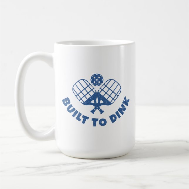 Pickleball Say Funny Kaffemugg (Vänster)