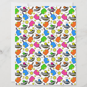 Pickleball Scrapbook Papper