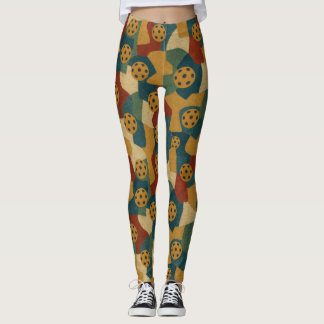 Pickleball Serge Poliakoff Stil Mönster Leggings