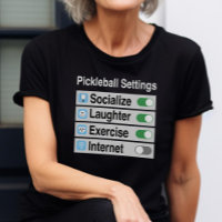 Pickleball Settings socialiserar skrattövningar